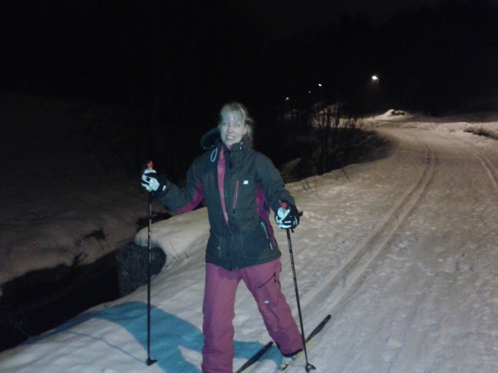 Sofie på ski